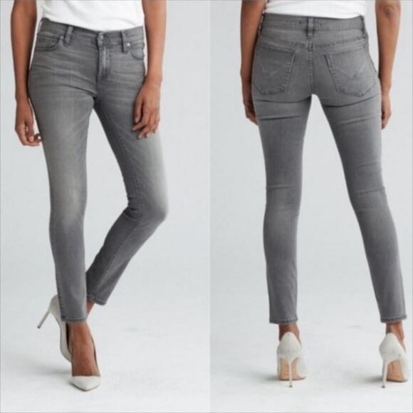 Hudson Jeans Womens Sz 27 Gray Krista Super Skinny Low Rise Preppy Bodycon - Picture 1 of 16